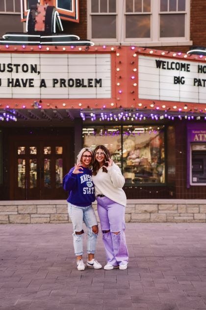 Author and Daughter Together