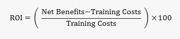 Formula for Training ROI Calculation