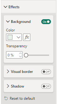 Background Settings