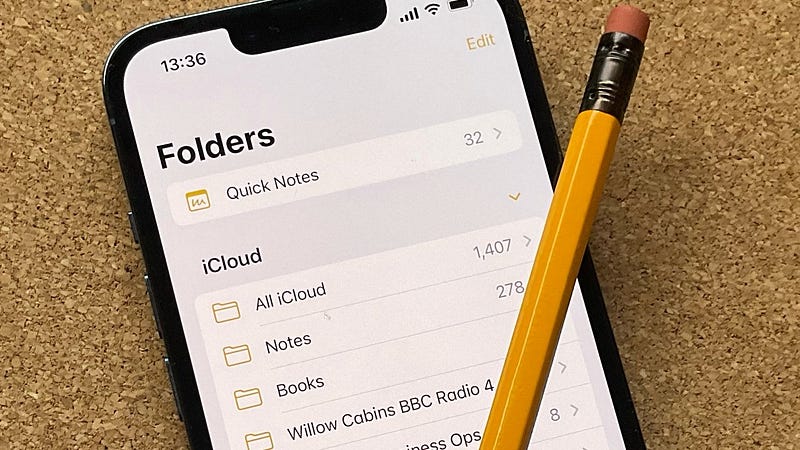 Organizing Thoughts with Apple Notes