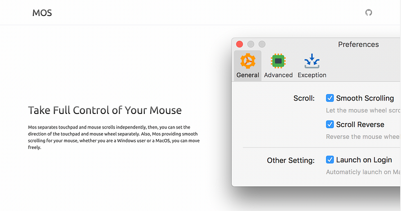 Mouse management app for MacBook users