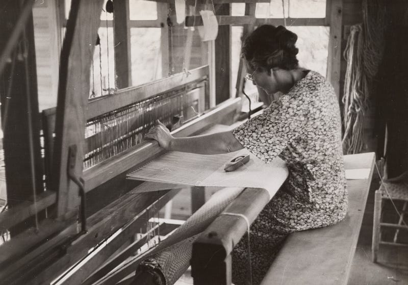 Various weaving techniques