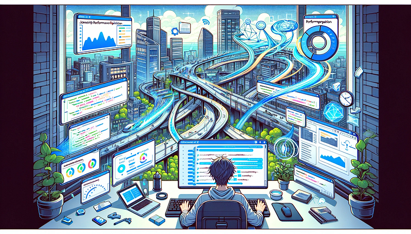 Visual representation of JavaScript performance optimization