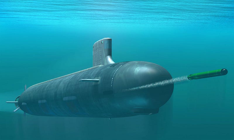 Underwater warfare submarine