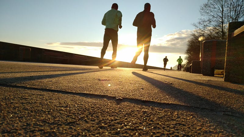 Runner enjoying a scenic trail