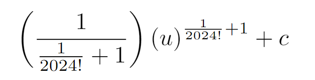 Final expression of the integral solution