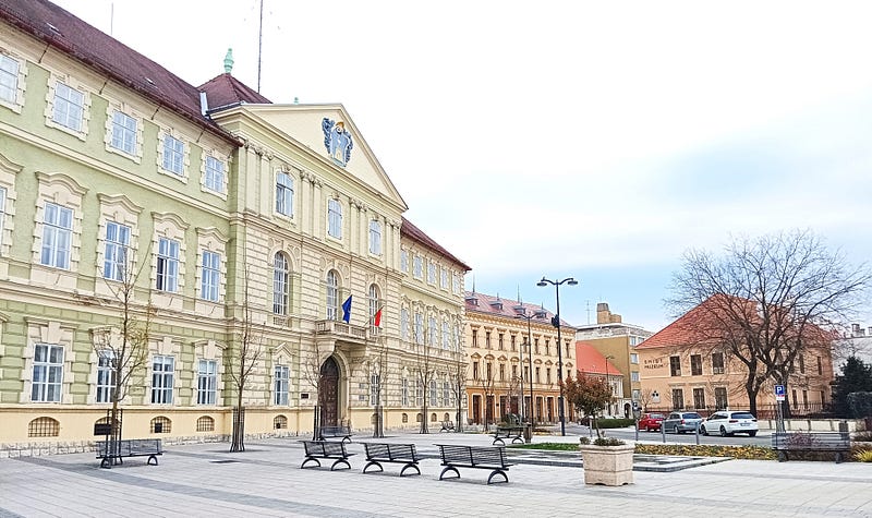 Baroque-style building in Szombathely