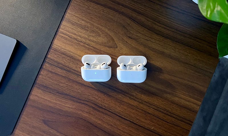 AirPods Pro Generations Side by Side