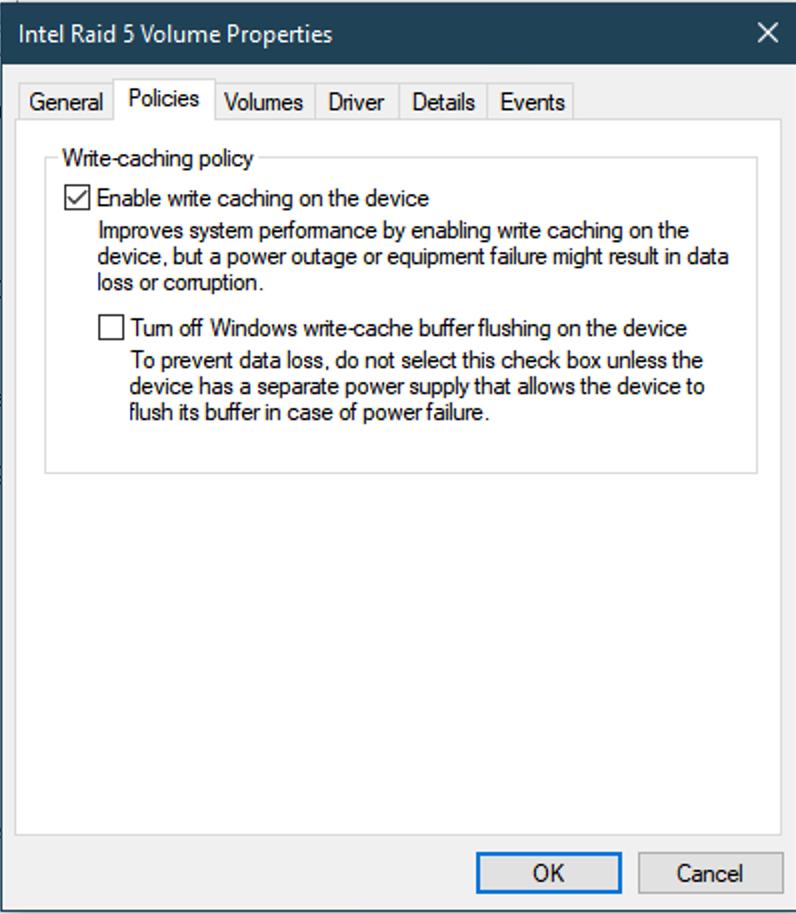 Write-Cache Buffer Flushing