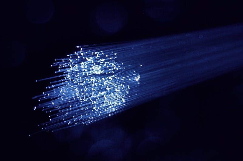 Fiber Optic Technology Illustration