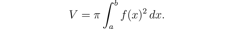 Volume calculation for Gabriel's Horn