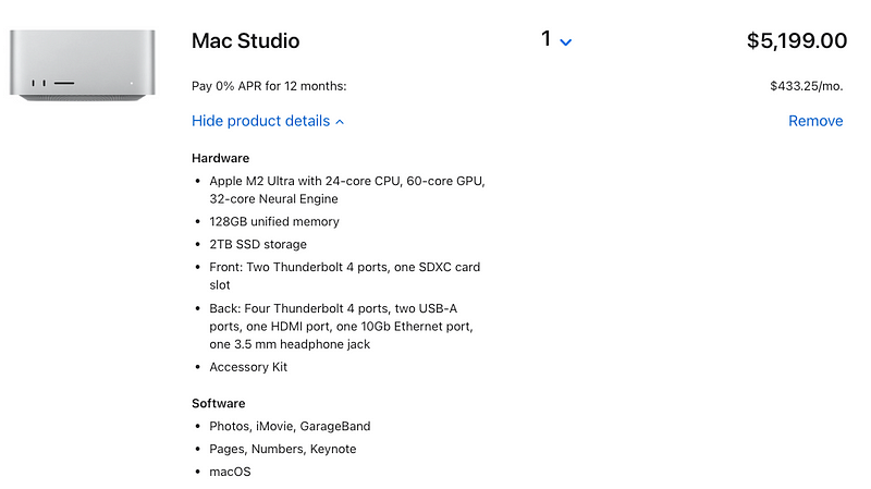 Mac Studio setup showcasing advanced technology