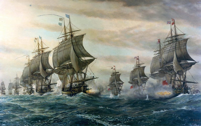 Quicklime tactic during the Battle of Sandwich