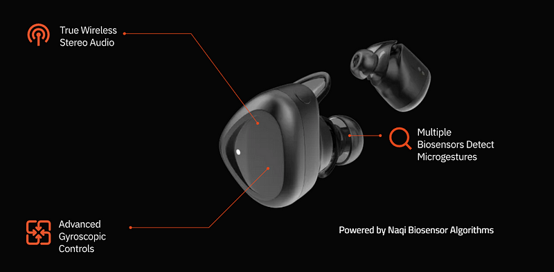 Naqi Neural Earbuds demonstration