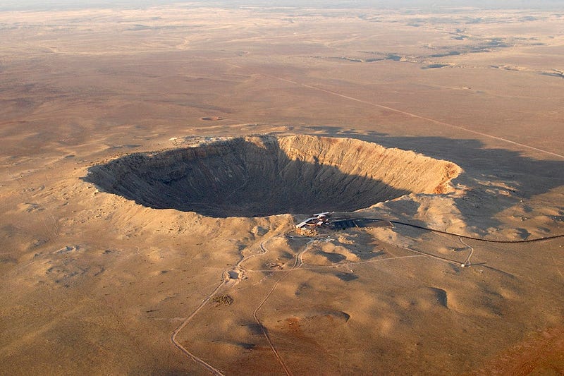 Barringer Crater in Arizona