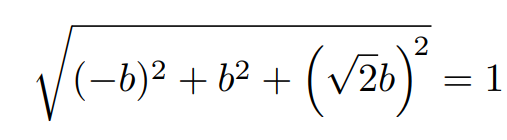 Equation representation for coordinates calculation