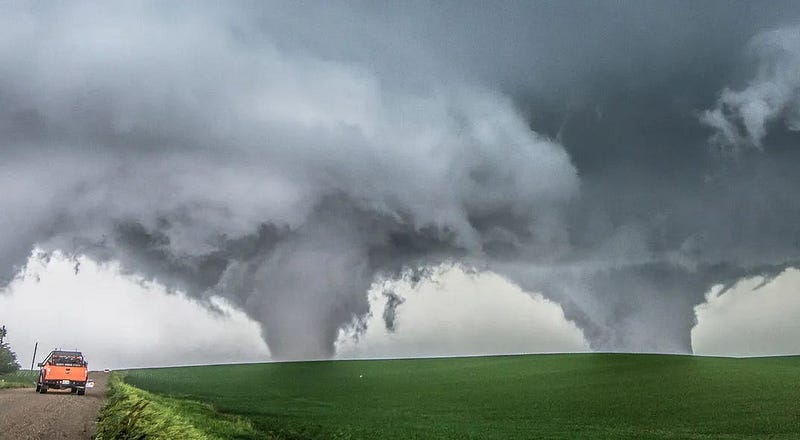 Diagram of Tornado Alley