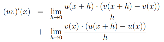 Factoring out common terms in the limit