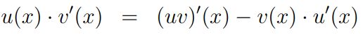 Rearranging the product rule